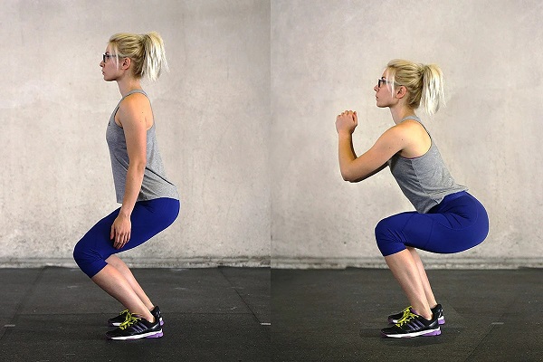 Bài tập squat giảm đau khớp gối
