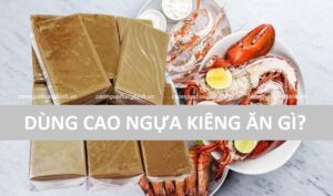 Uống cao ngựa kiêng ăn gì