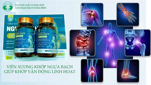 viên xương khớp ngựa bạch Hùng Bình