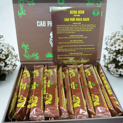 HÙNG BÌNH  | MẬT ONG CAO PHỔI NGỰA BẠCH ( 30 gói )